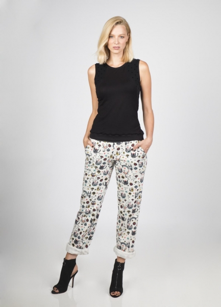 Sweathose für Damen mit Muster